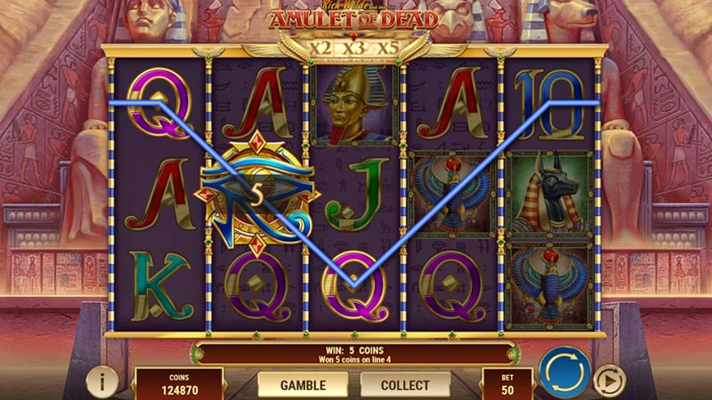 Rich Wilde and the Amulet of Dead Free Slot