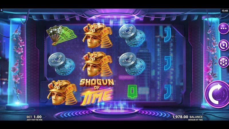 Shogun of time slot machine