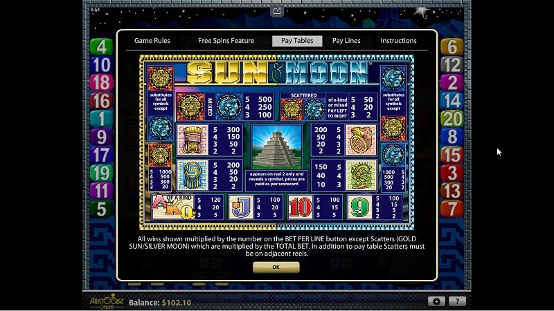 sun and moon slot online