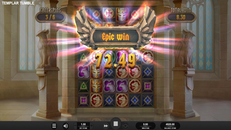 Templar Tumble Slot Game Online