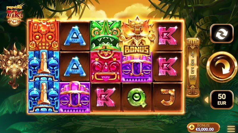 TikiPOP Free Slot Gameplay