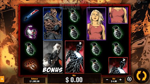 Bloodshot slot theme