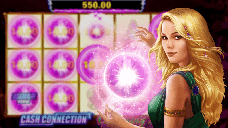 cash connection charming lady slot