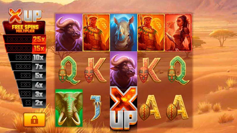 Africa X UP slot game