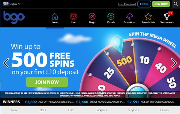 BGO Casino Bonus