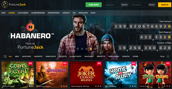 fortunejack_casino_games