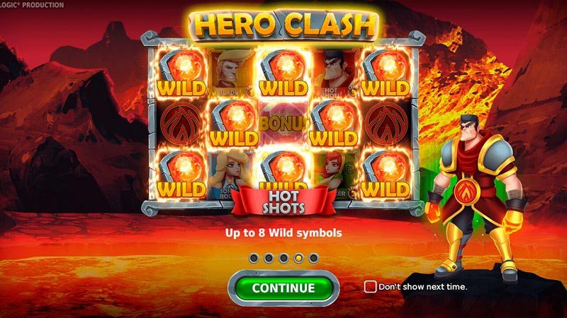 Hero Clash Slot Machine Review ⇒ Play Game Online Free