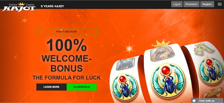 Kajot Online Casino Welcome Promotion