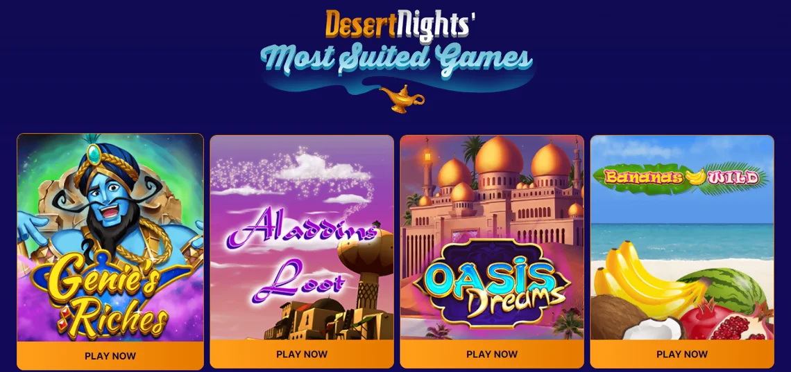 Desert Nights Casino games