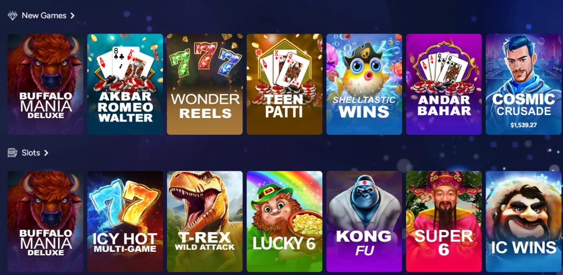 Kudos casino games