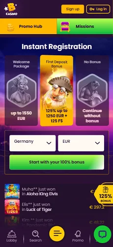 Bizzo Casino Mobile