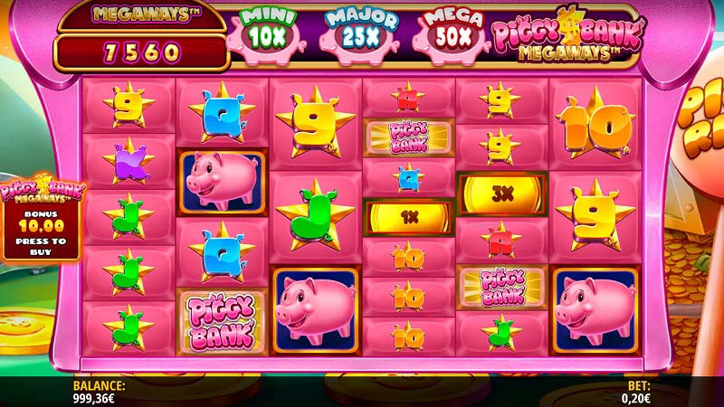 Piggy bank megaways slot machine