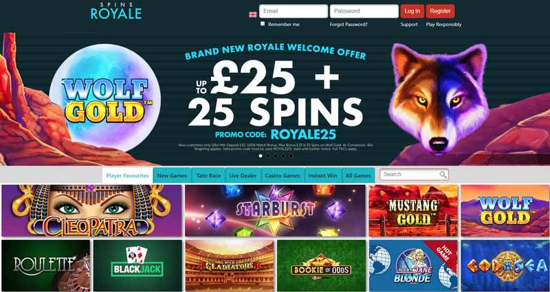 Spins Royale Casino review