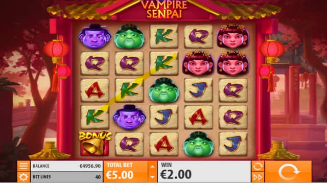 Vampire Senpai Slot Win