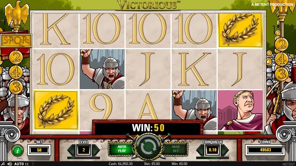 victorious slot machine